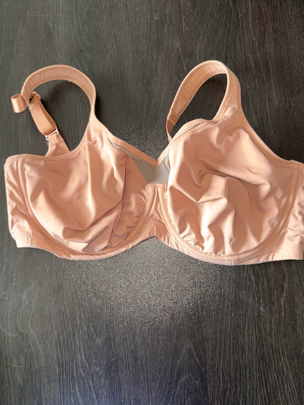 HSIA 34DDd Women’s Seamless Underwire Bra in Nude Compression